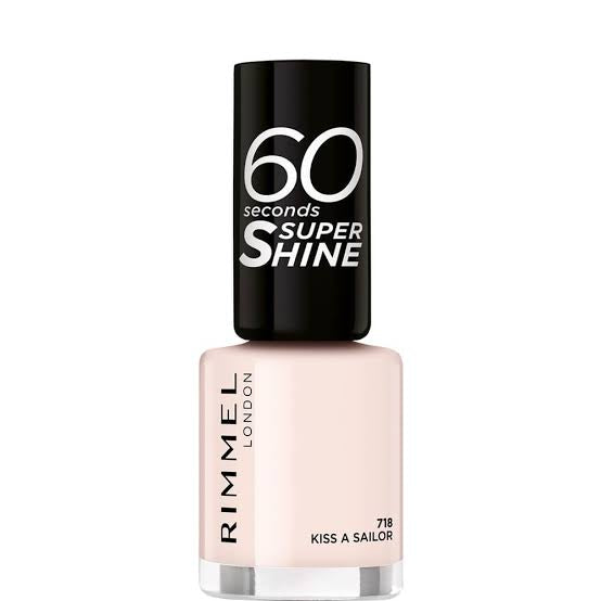 Rimmel 60 Seconds Super Shine Nail Polish Colour - #718 Kiss A Sailor