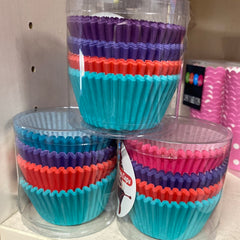 100 Bake Art  Large Coloured Baking Cups