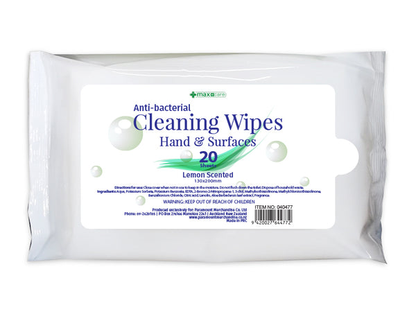 Anti-Bacterial Cleaning wipes