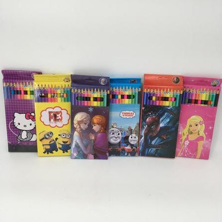 Dispicable Me 12 pack  colouring pencils - Grocery Deals