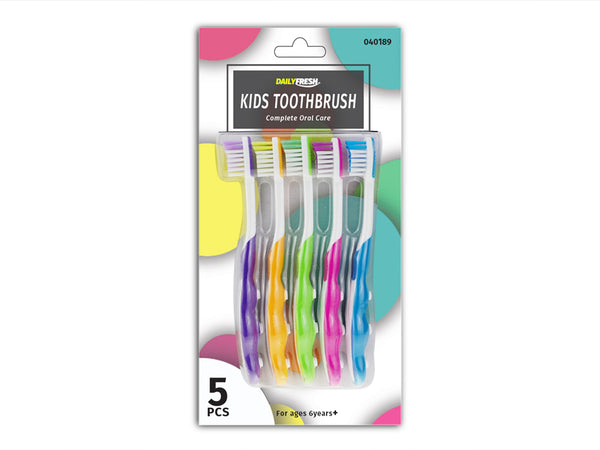 Kids Toothbrushes 5 Pack - Grocery Deals