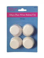 120 Bake Art  Plain White Baking Cups - Grocery Deals