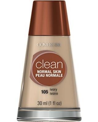 COVERGIRL Clean Makeup Foundation, Normal Skin Ivory 105 30ml - Grocery Deals