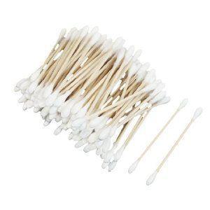 300 Cotton Buds with Wooden Sticks - Grocery Deals