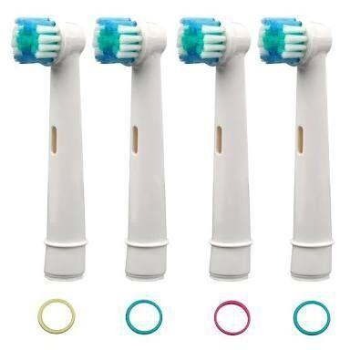 4 Pack Toothbrush Heads Compatible with Braun Oral B - Grocery Deals