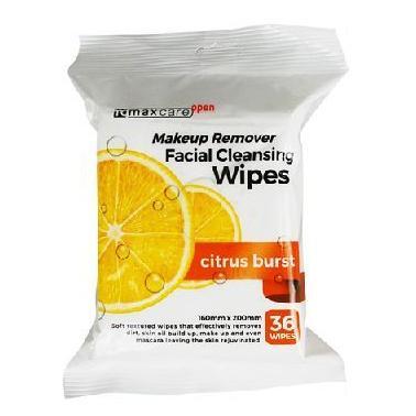 Makeup Cleansing wipes Scented 36's - Citrus Burst - Grocery Deals