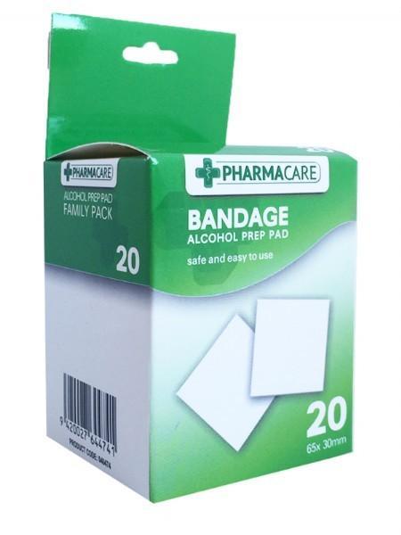 Pharmacare 20 Alcohol Prep Pad - Grocery Deals