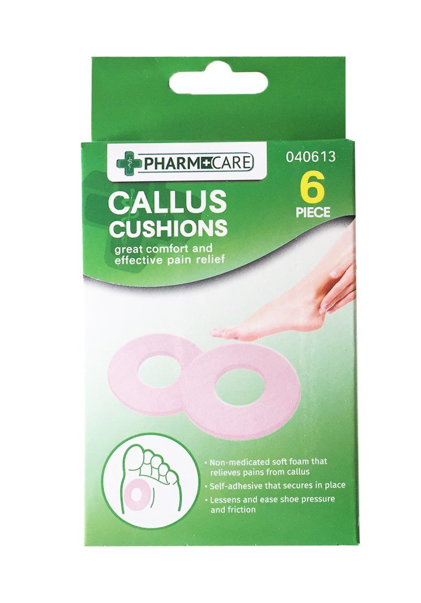 Pharmcare Self-adhesive Callus Cushions 6's - Grocery Deals