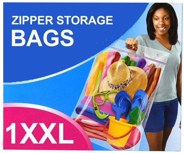 1 x Zipper Flexible XXL Storage Bag 61 x 50.8cm - Grocery Deals