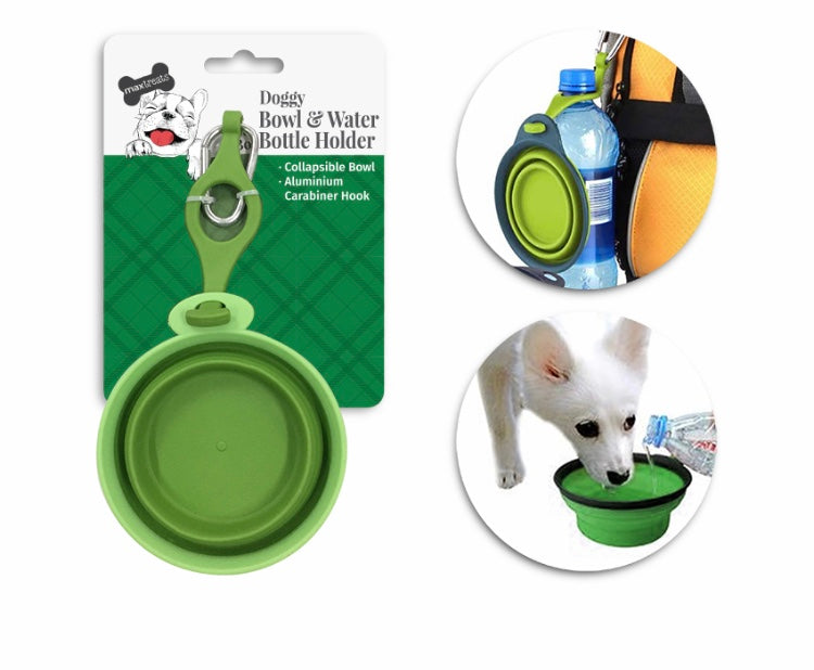 Pet Travel Foldable Cup with Bottle Holder