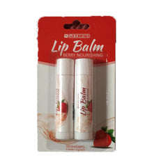 Maxcare Lip Balm Strawberry 2 Pack - Grocery Deals