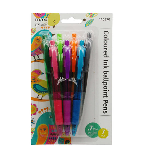 Max Stationery Colored Ballpoint Pens - Grocery Deals