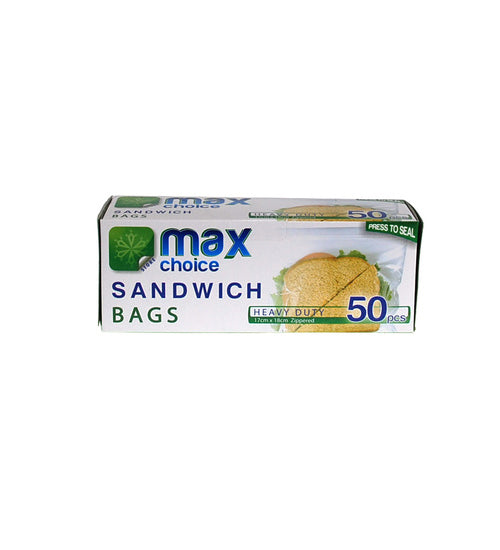 MaxCare Sandwich Bag 50 Pack - Grocery Deals