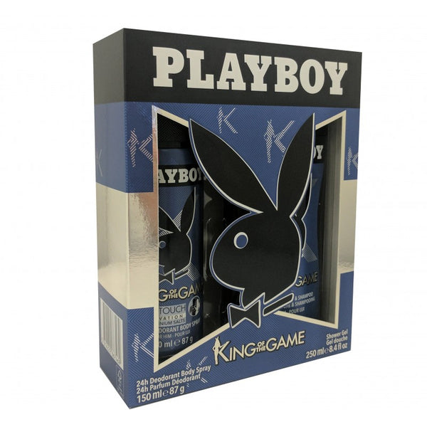 Playboy Play It Wild Gift Set - Body Spray & Shower Gel - Grocery Deals
