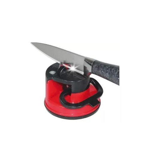 Safety Knife Sharpener With Secure Suction Pad - Grocery Deals