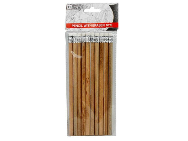 Pencils with Eraser 10 Pack - Grocery Deals