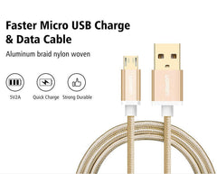 2 Metre Lightning Cable Nylon Braided for iPhone 7 6 6s Plus 5s and iPad - Grocery Deals